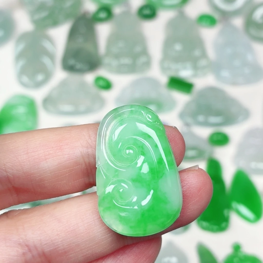 翡翠裸石缅甸天然A货翡翠