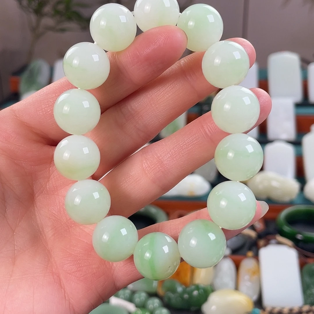 和田玉未镶嵌手链