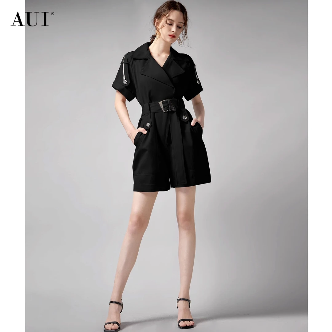 《粉丝专属》工装连体短裤女2025新款高级感24W074545