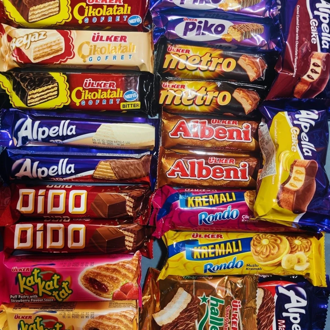 Ulker优客牌巧克力饼干早餐套餐办公室零食巧克力味草莓