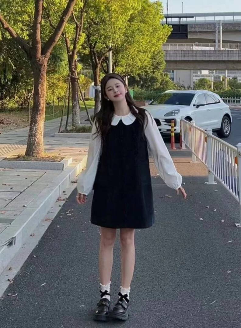 少女风学院风森系INS风时尚套装千金风休闲风#88138
