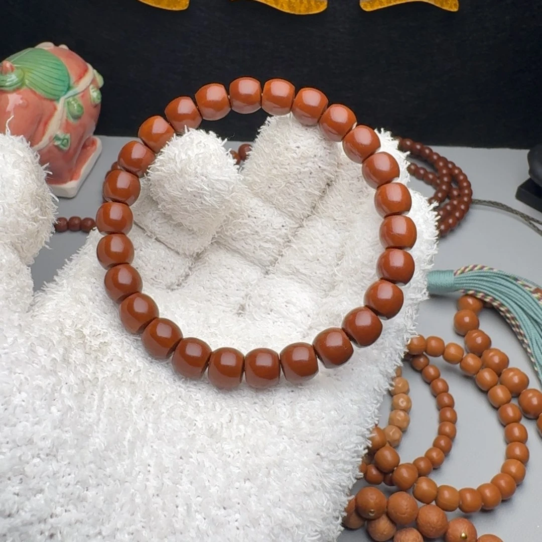 向***冲手串文玩核桃一级品直切9红