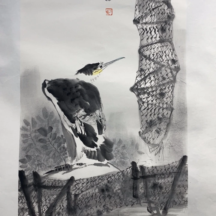 国画原创作品中分享给