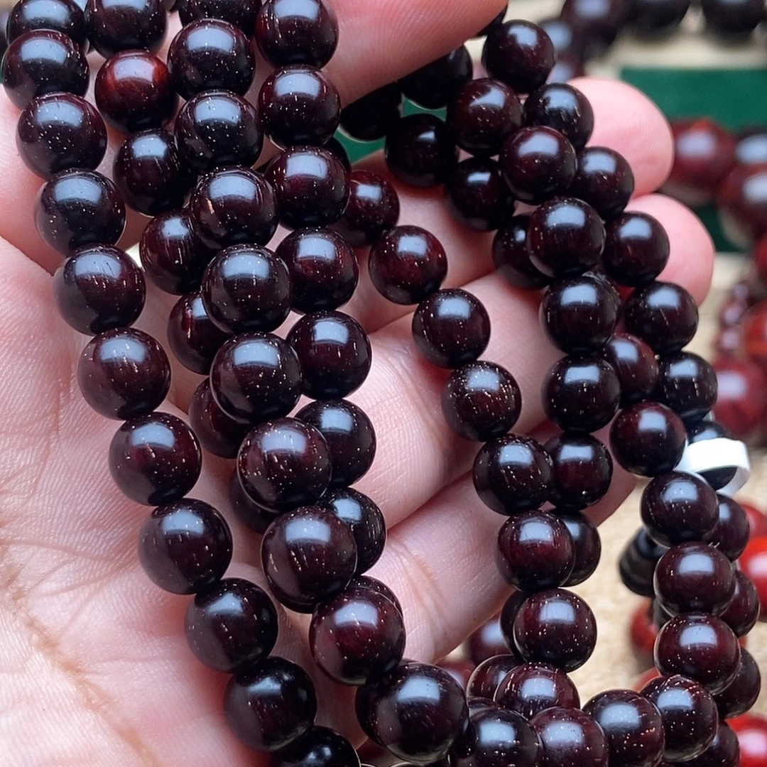 村***长檀香紫檀（小叶紫檀）无事牌0.8泥料小满星