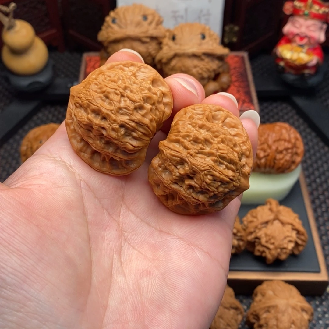 把件文玩核桃全品公子帽43尺