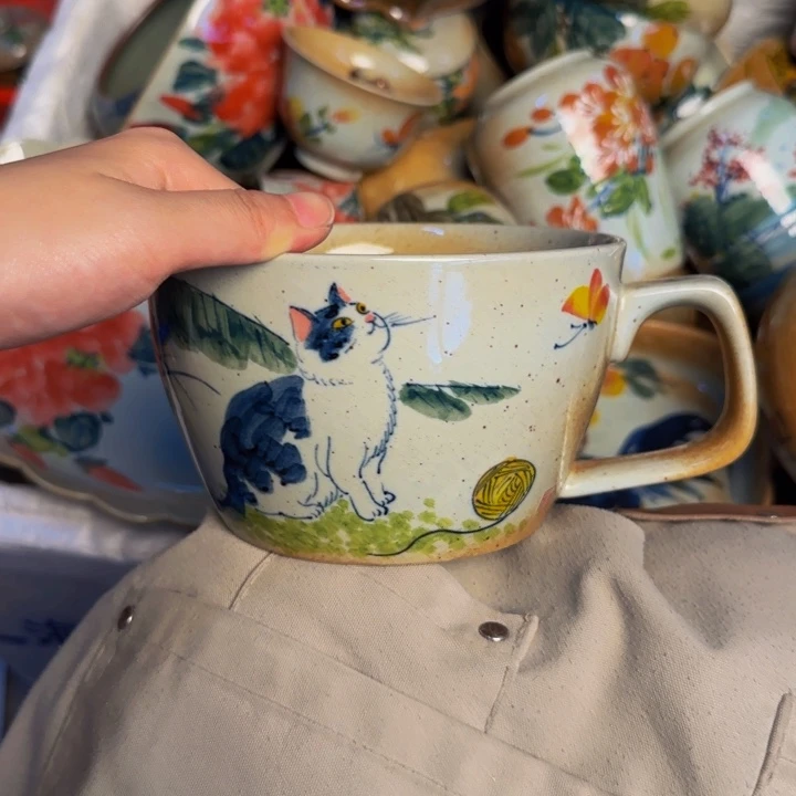 瓷片景德镇陶瓷手工手绘