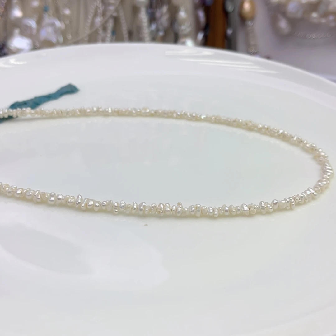 淡水珍珠颈饰银S925镶嵌爱*乐