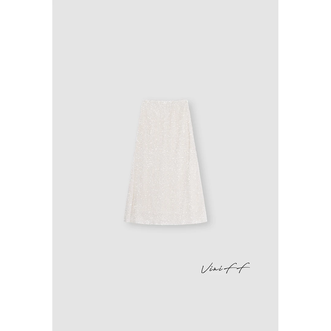 ViniFF薇妮｜2025S/S 早春新款 中长款半身裙WA5CS008