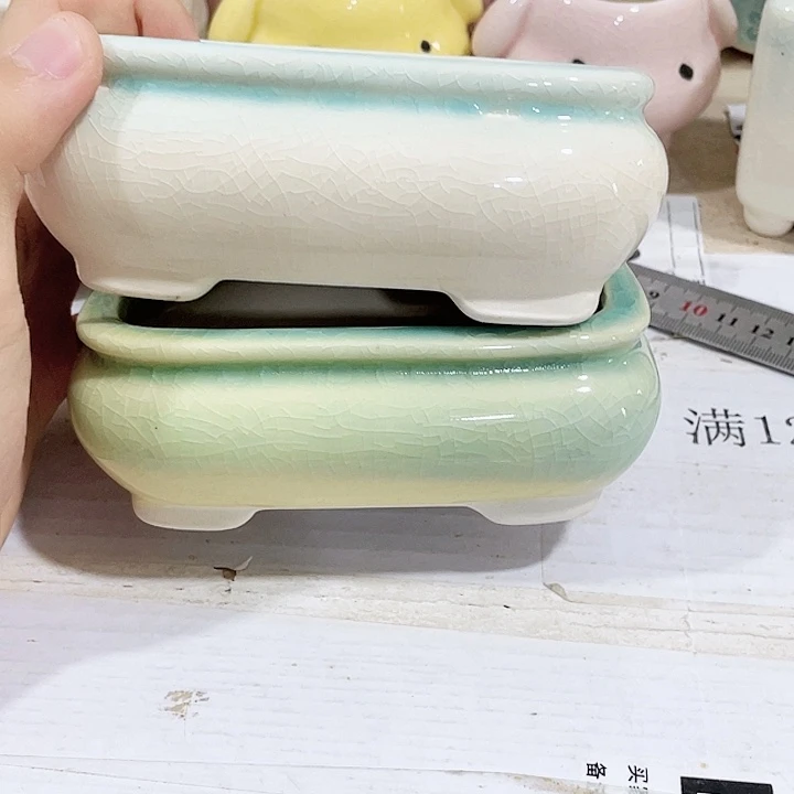 花盆陶瓷款式12包邮