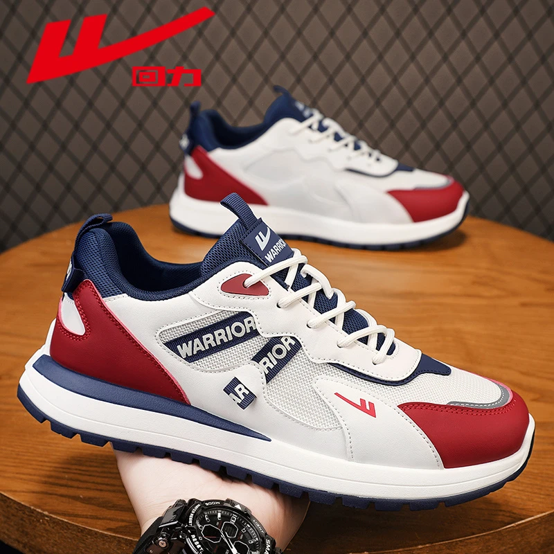 回力男鞋春季运动鞋男款轻便透气跑步厚底休闲板鞋子男士老爹潮鞋