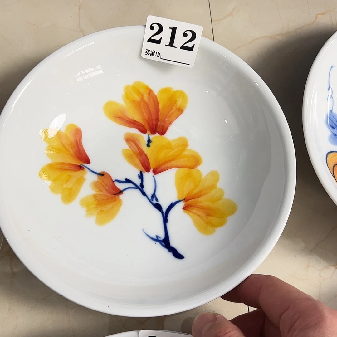 瓷片景德镇陶瓷手工手绘制作