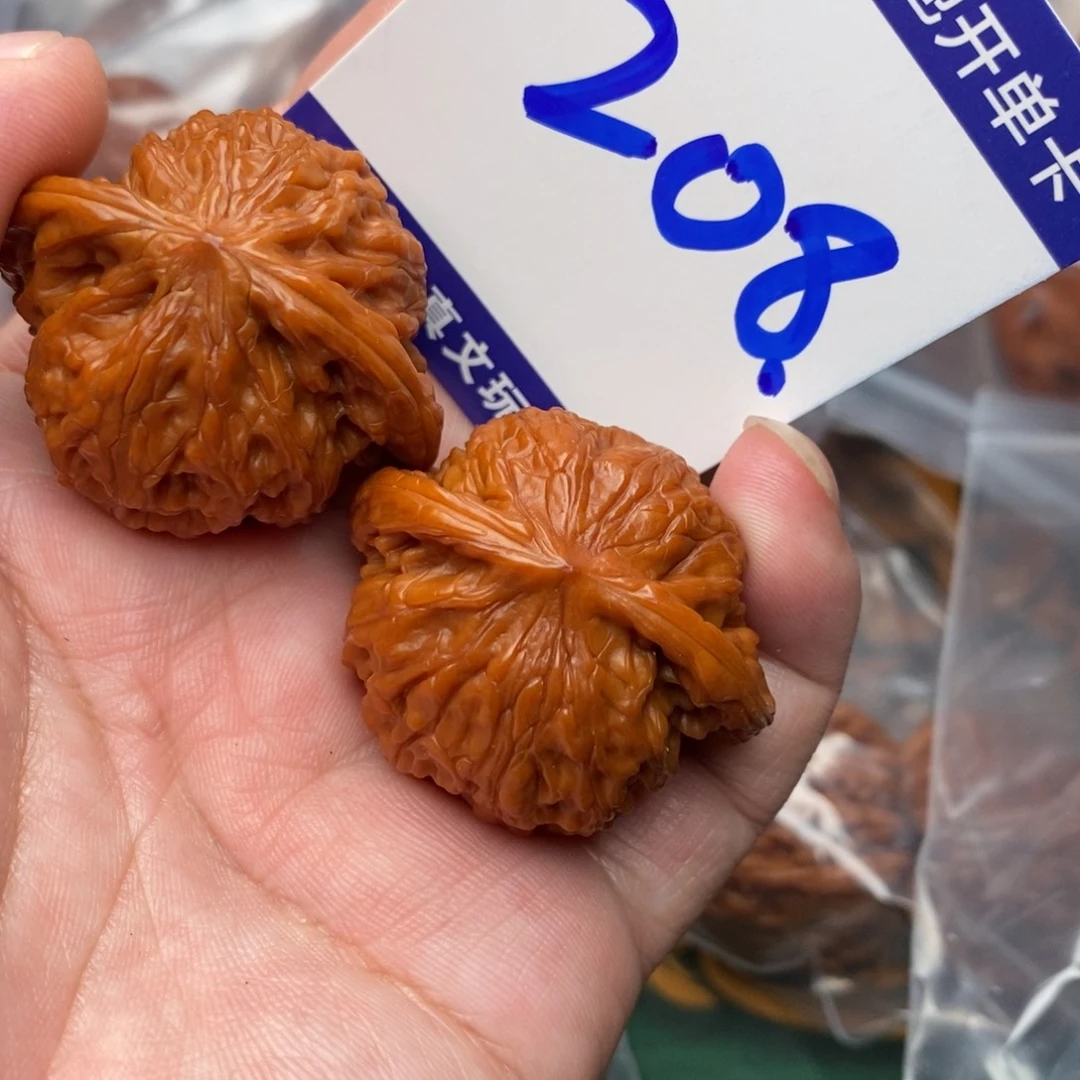 把件文玩核桃磨盘狮子头38