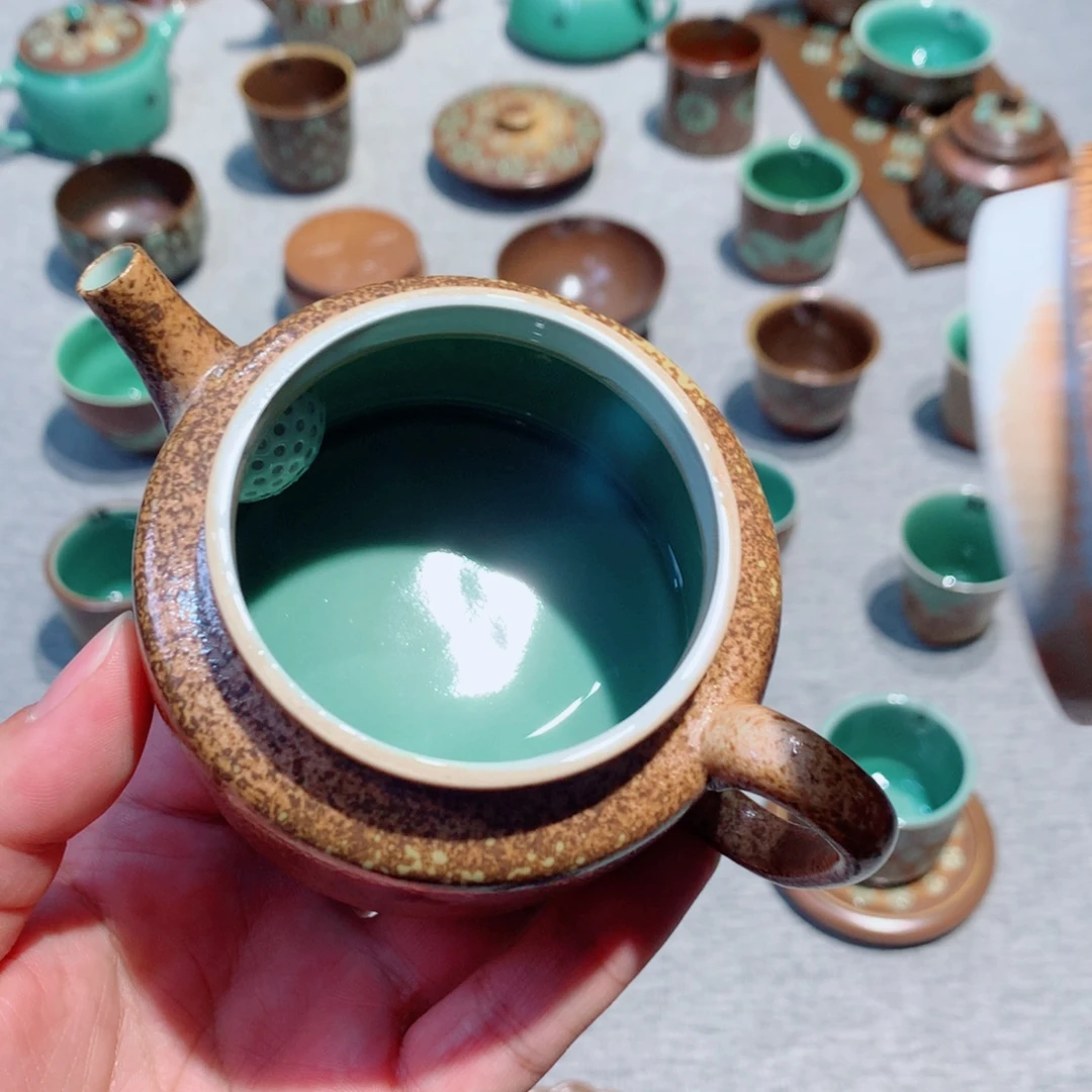 金***野龙泉青瓷茶具茶壶