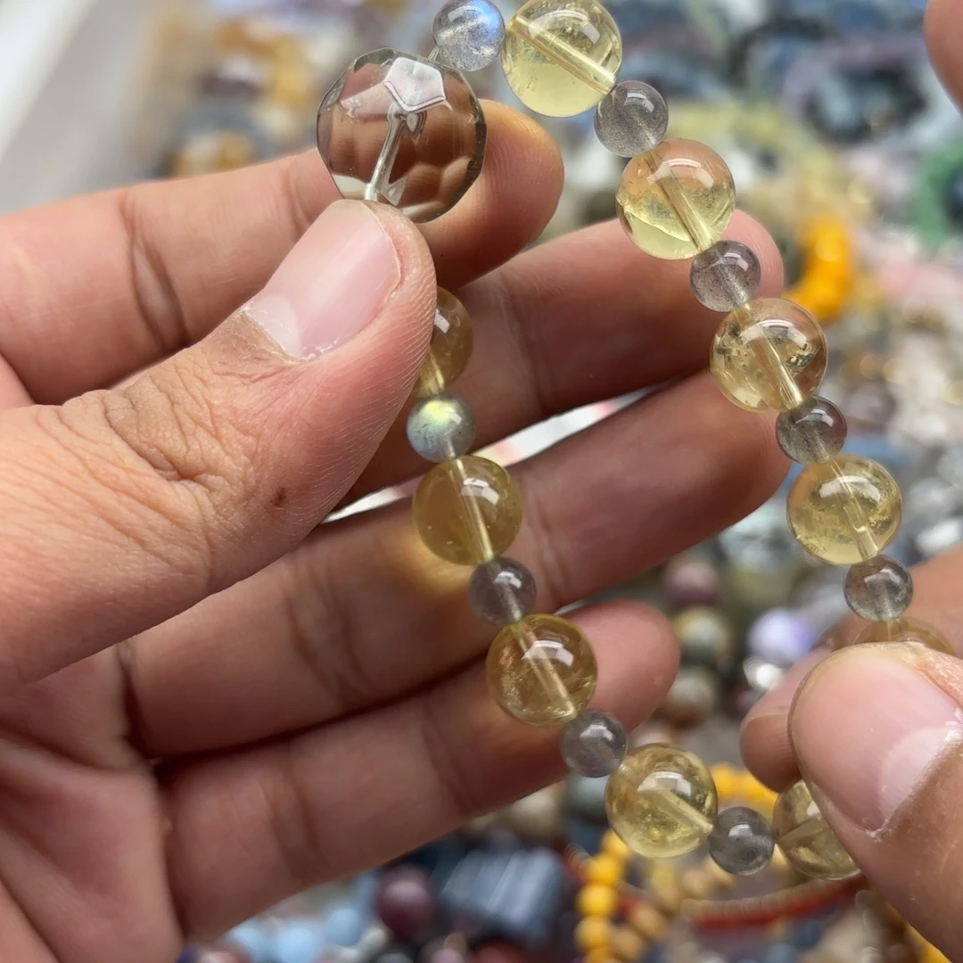 水晶银S925镶嵌手链