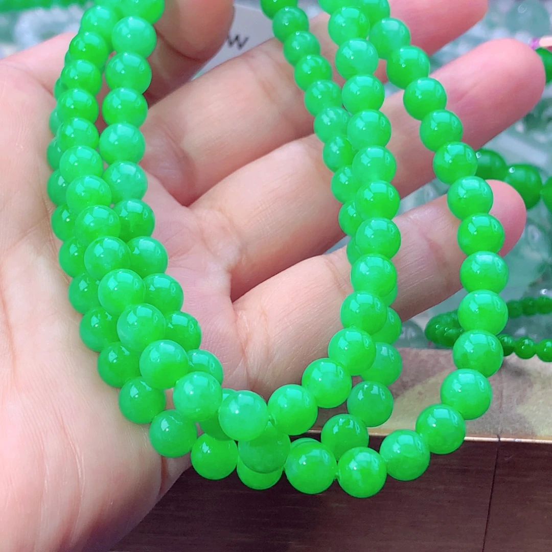 未镶嵌手串翡翠天然缅甸翡翠