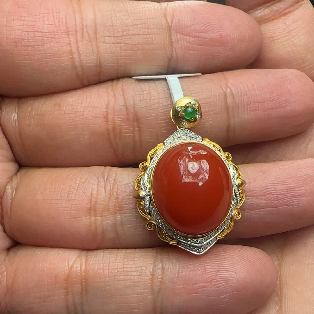 南红玛瑙颈饰未镶嵌用****9