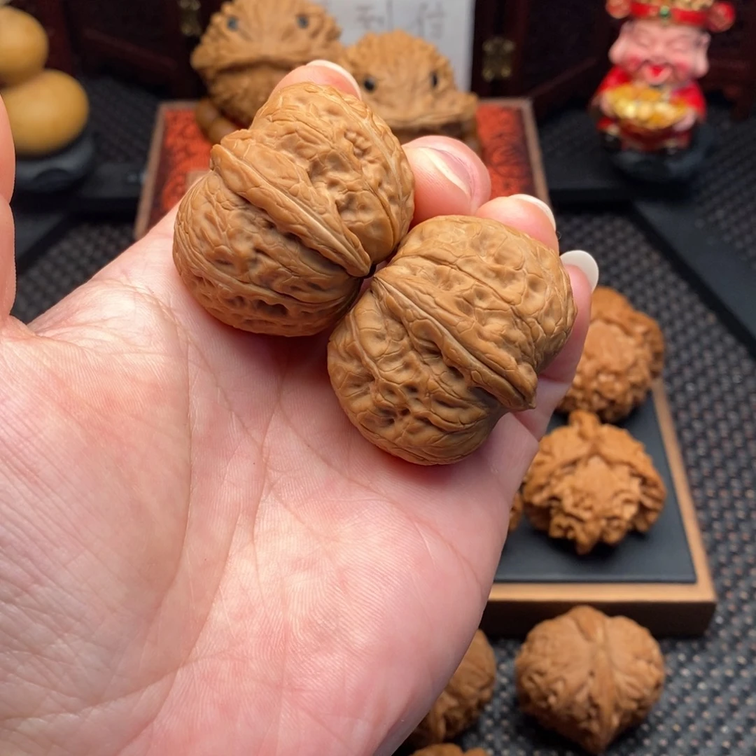 把件文玩核桃全品白茬元宝42尺