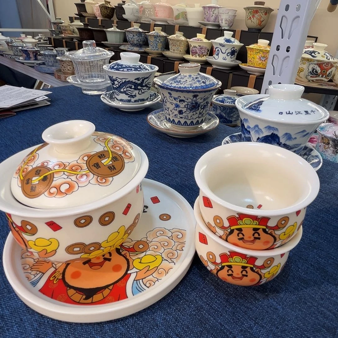 这些盖碗好便宜！我好喜欢！