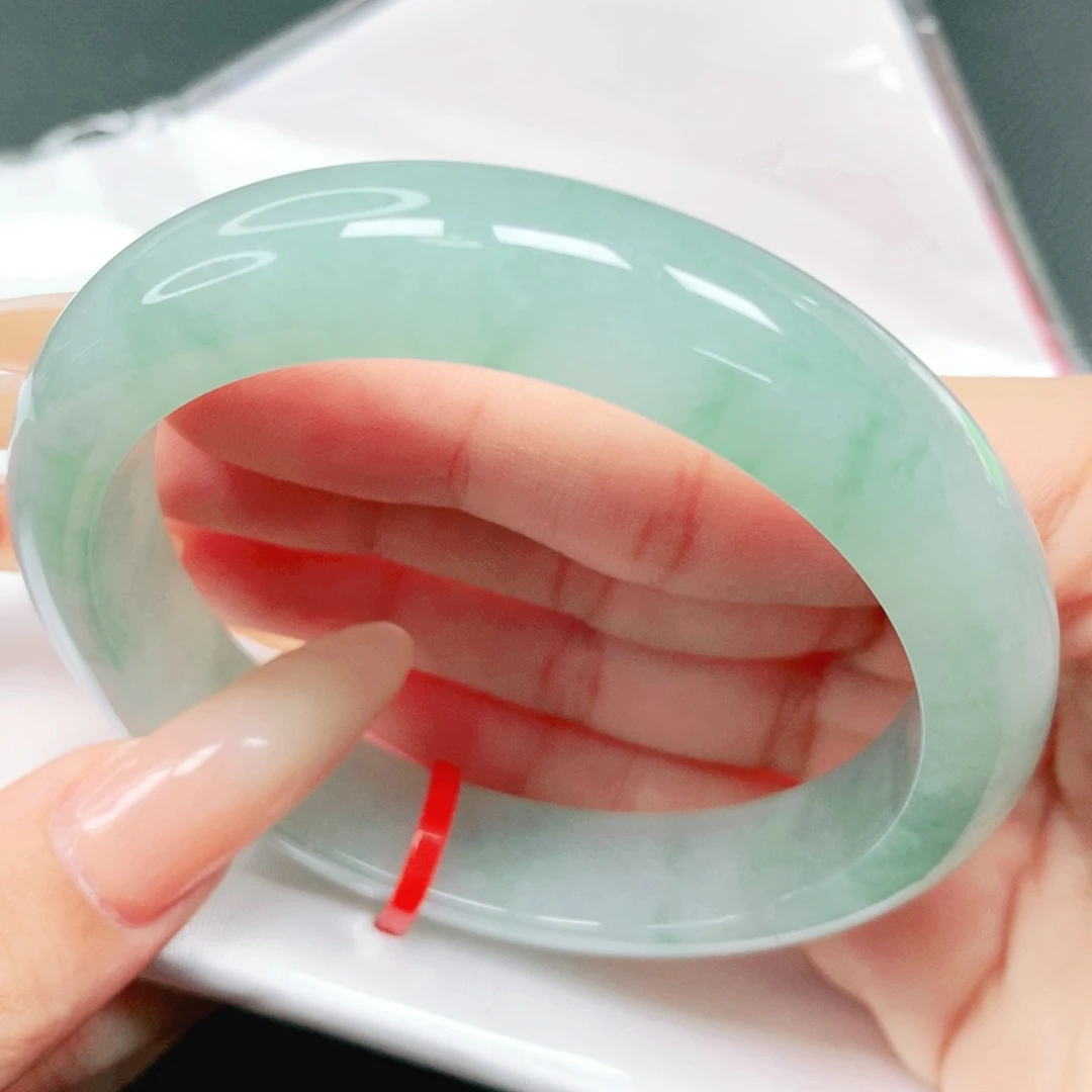 翡翠未镶嵌手镯58