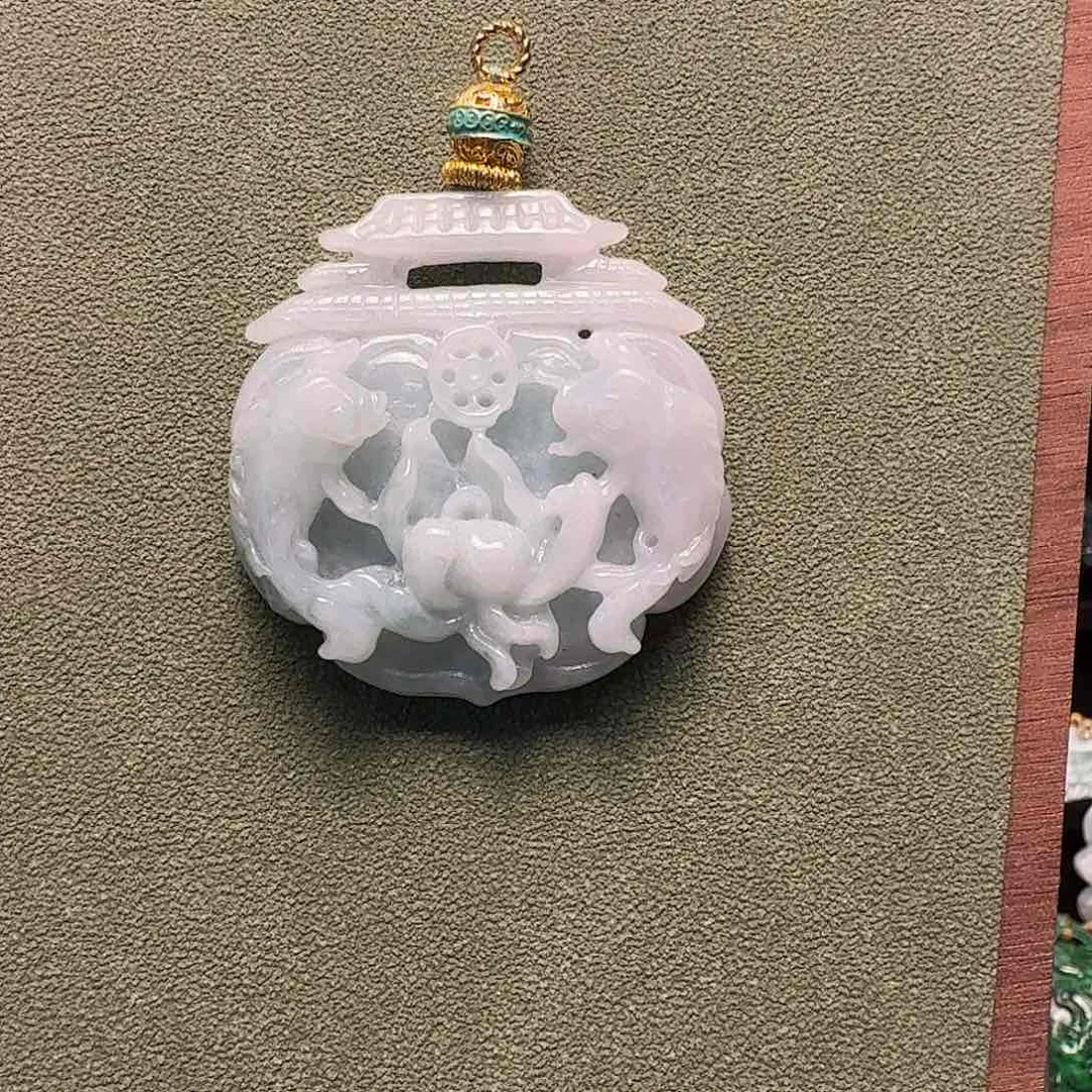 吊坠(赠链)合金翡翠
