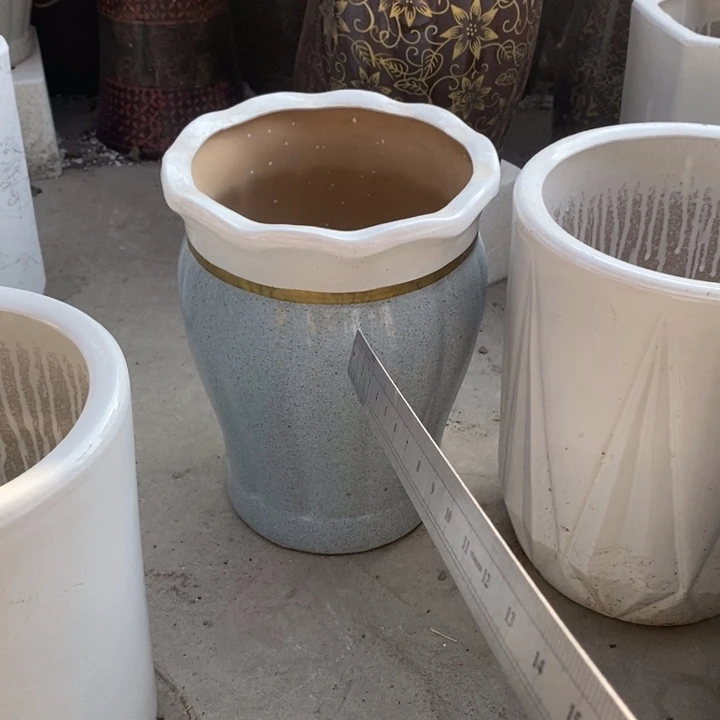 低腰白花口蓝南瓜中号口26/33