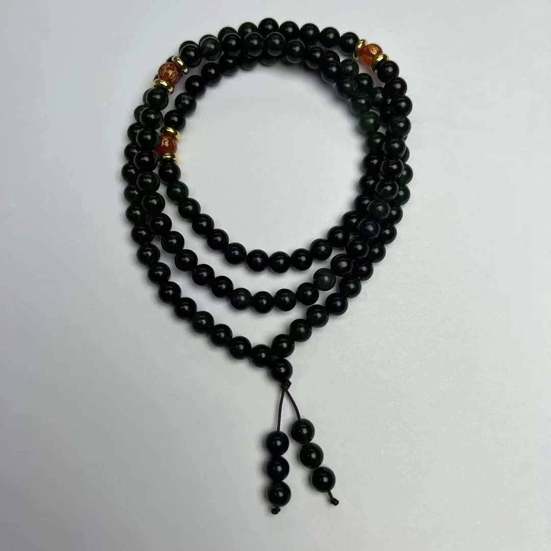 药王石卡6mm108颗多圈手串项链