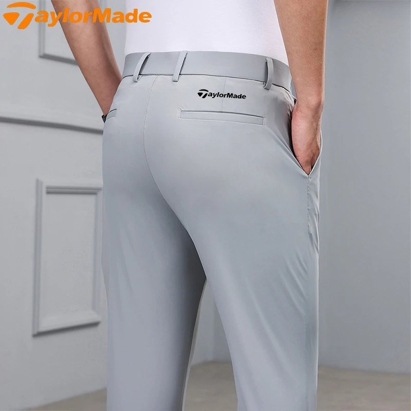Taylormade泰勒梅高尔夫男士长裤夏季薄款冰丝运动速干透气休闲裤
