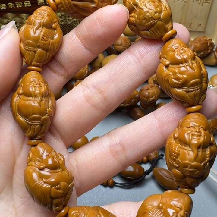 橄榄核手串/手链八大财神
