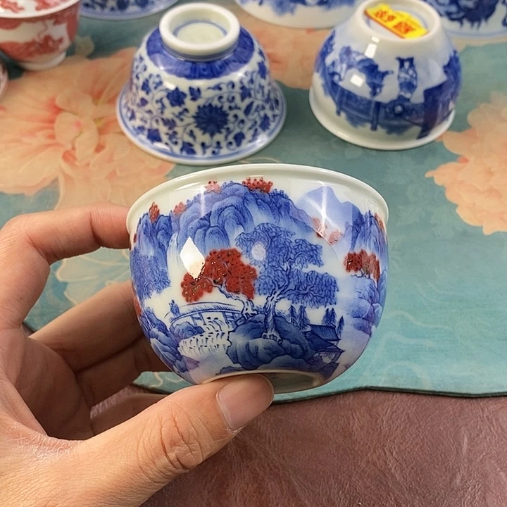 杯徐***姐现代景德镇全手工全手绘茶具1688888
