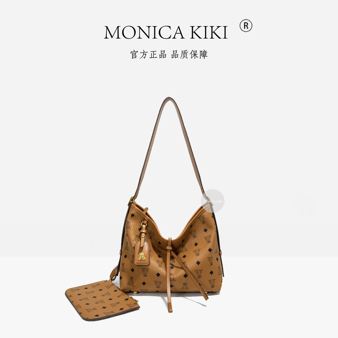 托特包小熊2025新款单肩斜挎腋下大容量时尚休闲女包