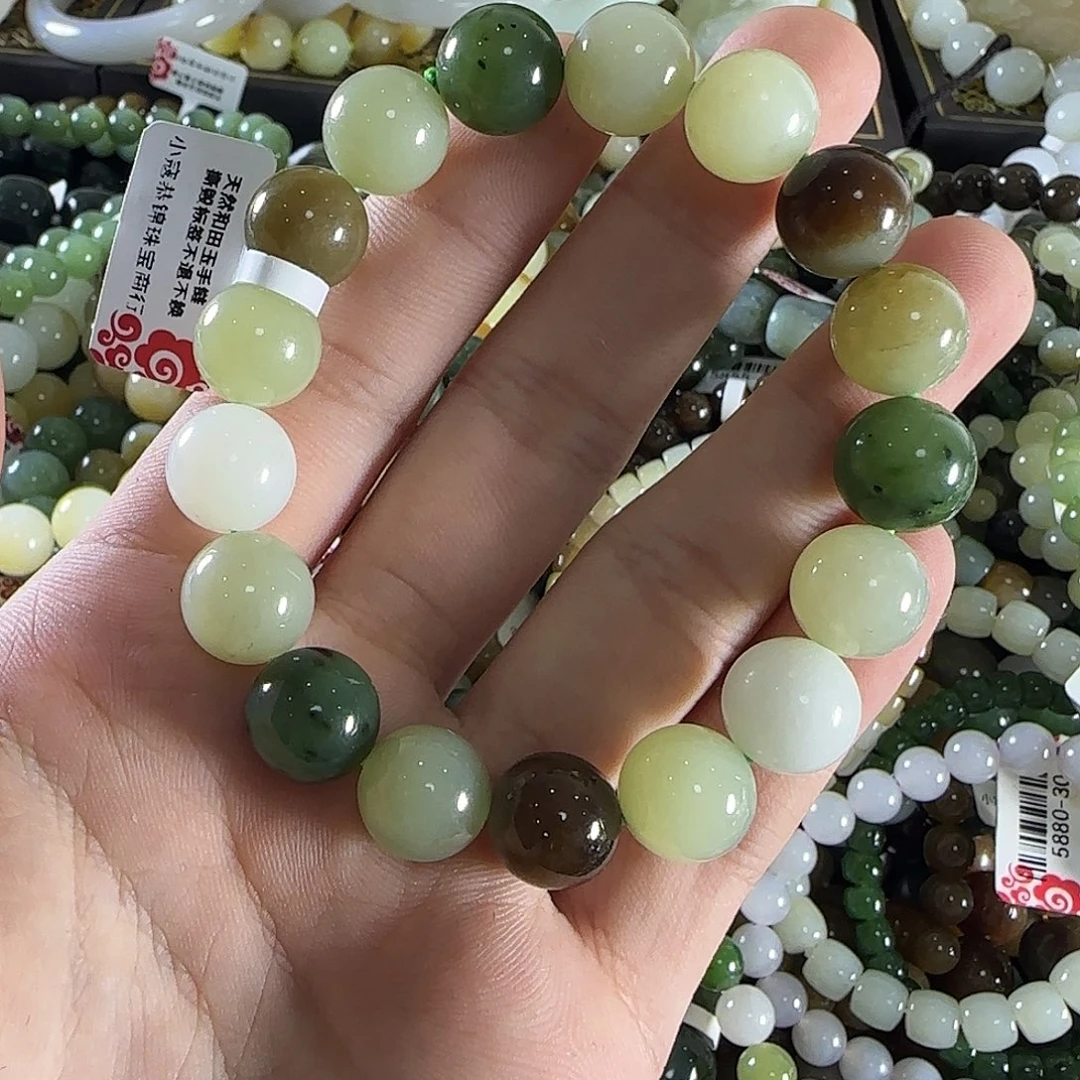 和田玉手链未镶嵌134