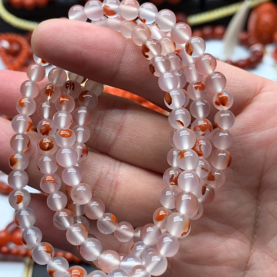 南红玛瑙手链未镶嵌