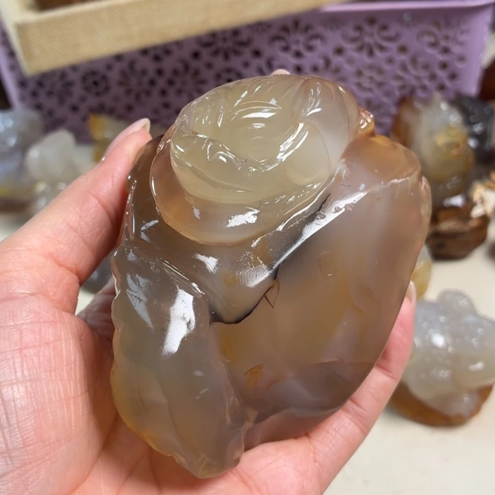 玛瑙/玉髓未镶嵌吊坠(不含链)