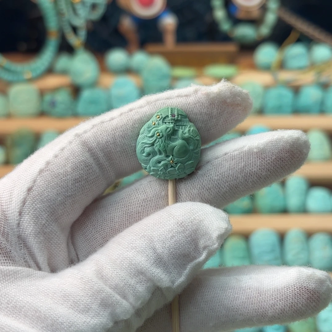 绿松石未镶嵌配饰