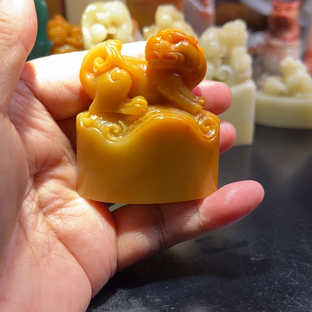 老挝石老挝田黄石