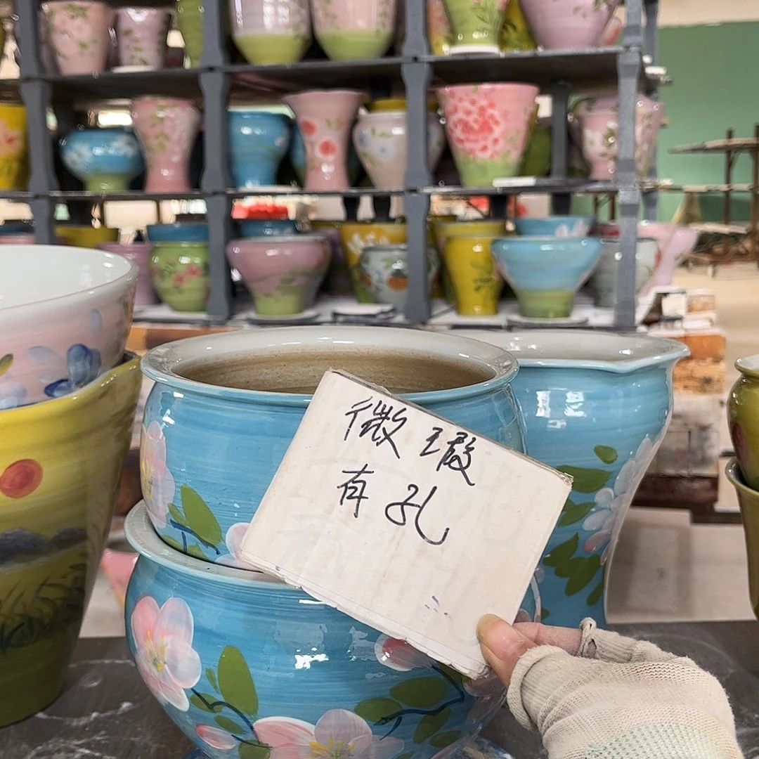 景德镇陶瓷花盆花盆