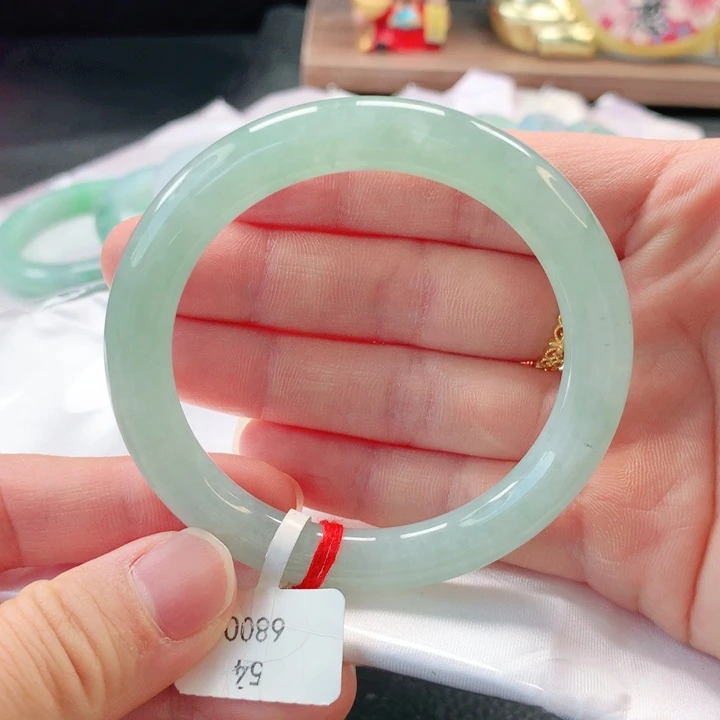 翡翠未镶嵌手镯缅甸A货翡翠手镯