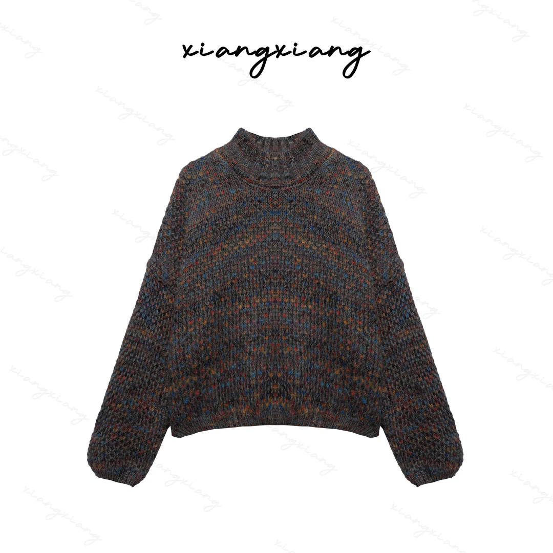 时尚内搭百搭高领毛衣女秋冬新款慵懒风外穿针织打底衫外套YN9179