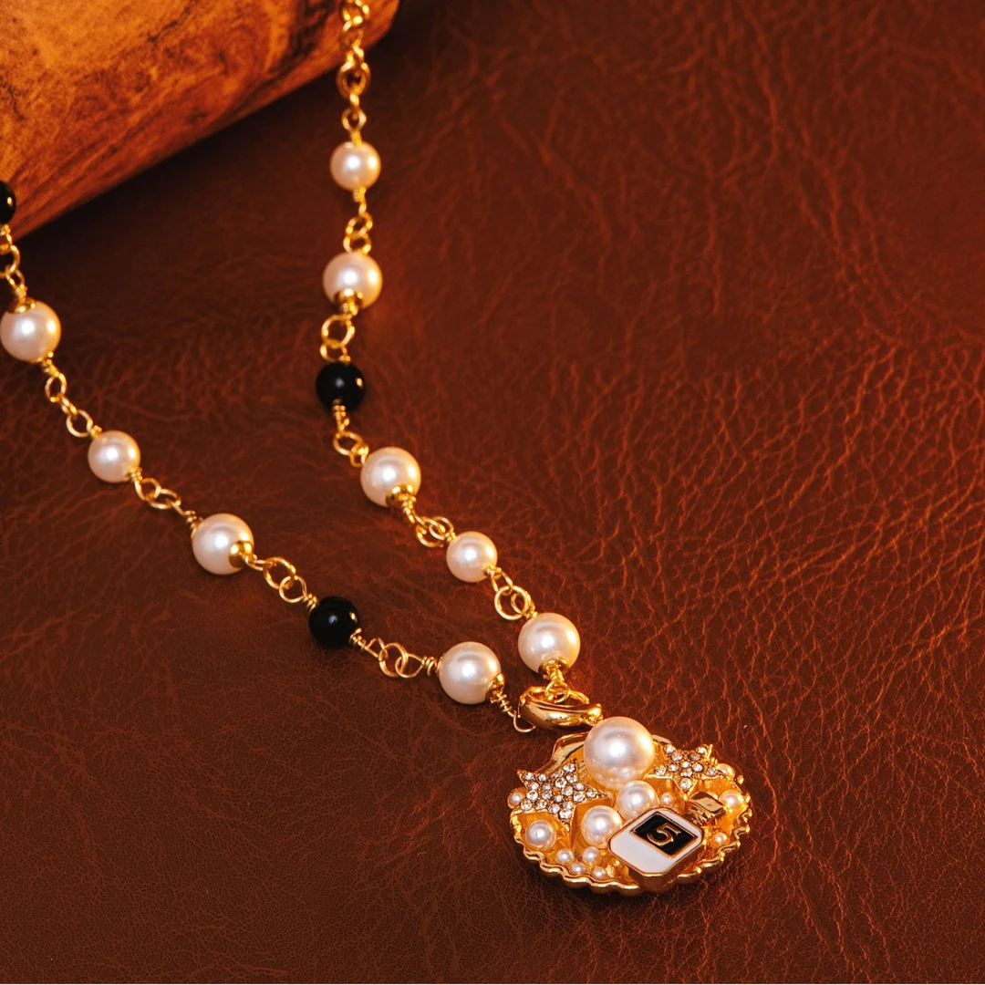 铜合金锆石手链 【孤品】5289★星贝5号★法式设计师款项链