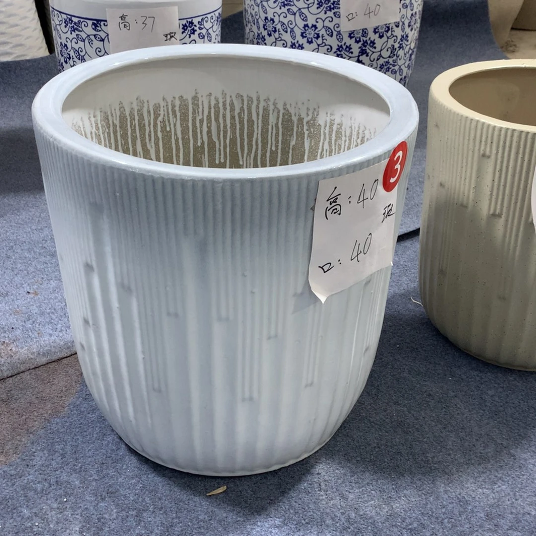 高温陶瓷花盆微瑕