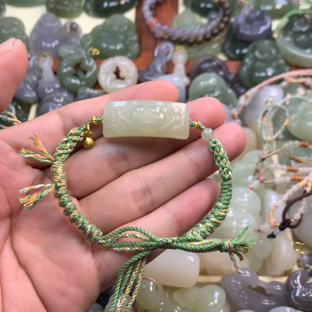 【闪购商品】未镶嵌手串和田玉别*我