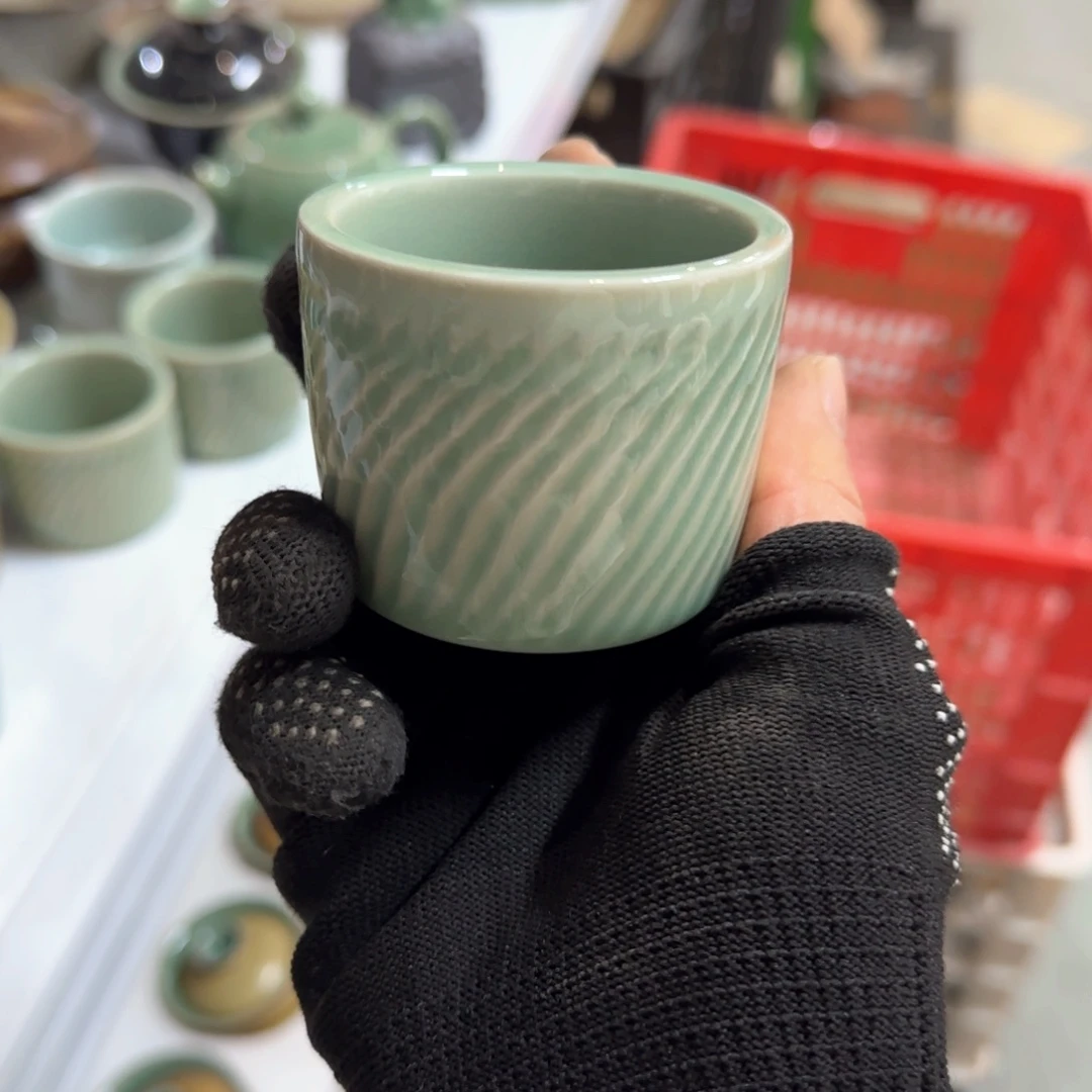 小金茶具青瓷茶器