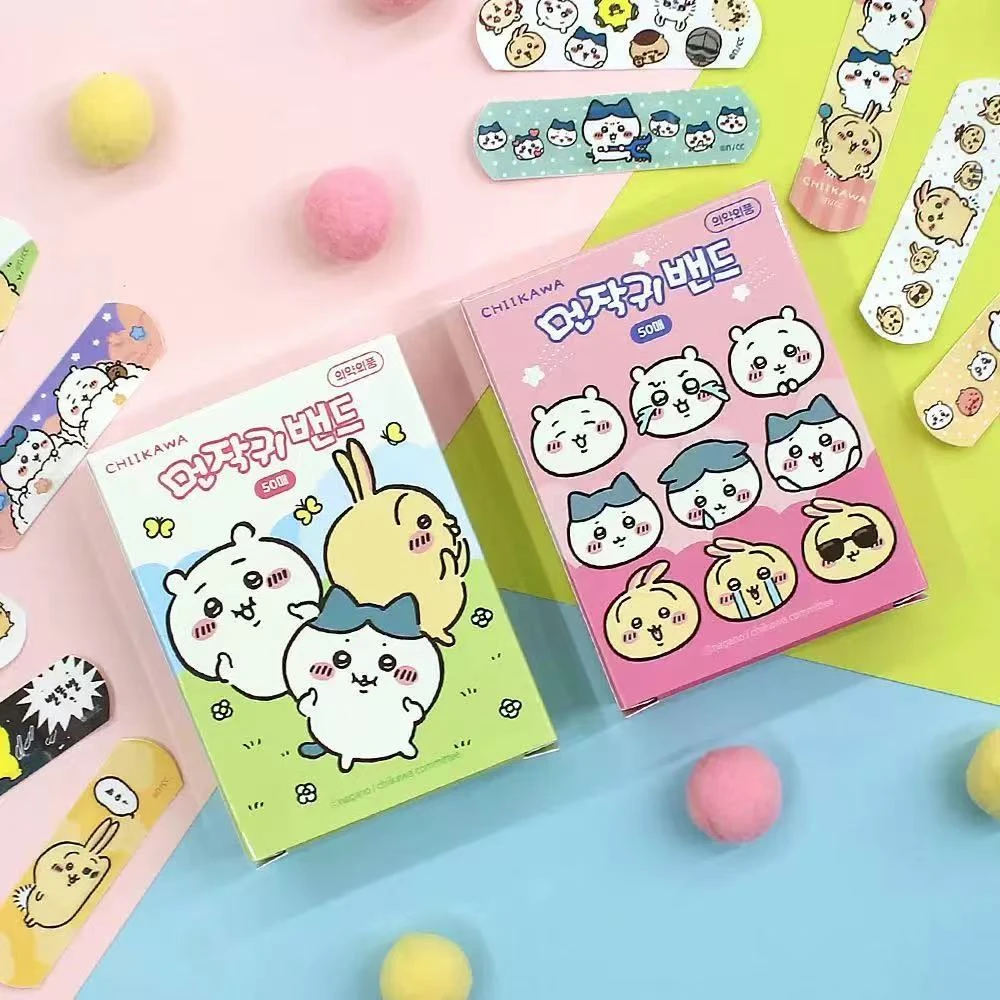【拆盒】韩谷创可贴周边chiikawa自嘲熊