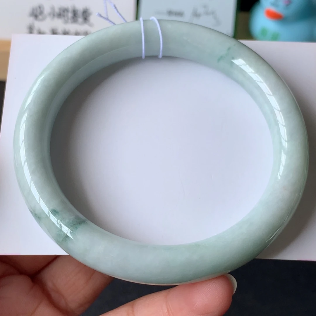 翡翠未镶嵌手镯8号60.7-10.3-9.1有裂