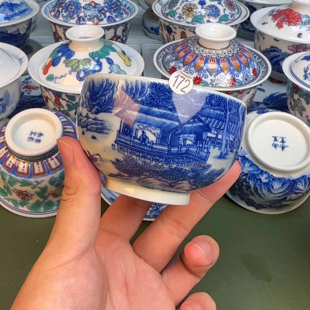 彦祖纯手工手绘茶具172