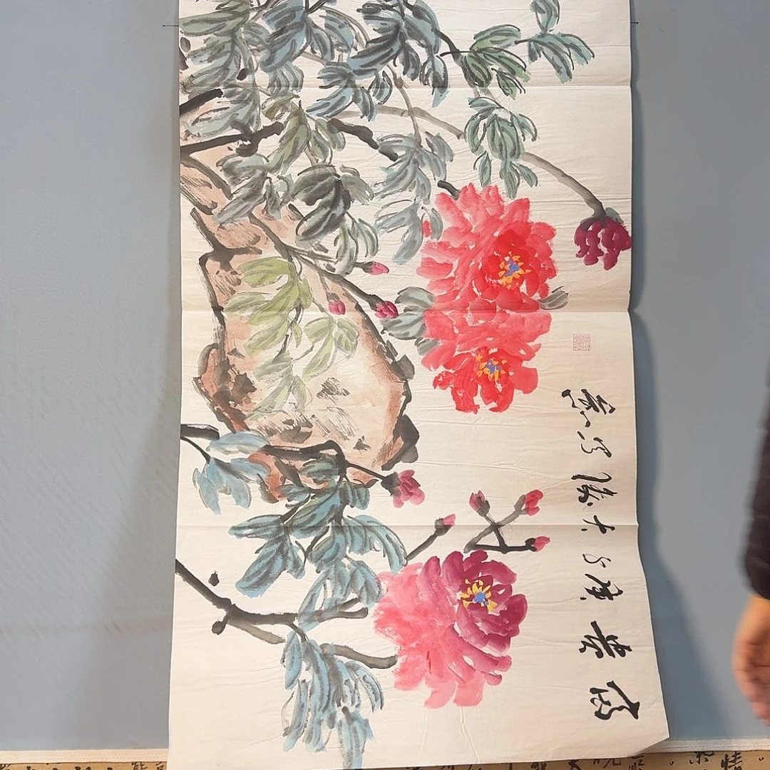 国画1284 牡丹一如您的脸颊