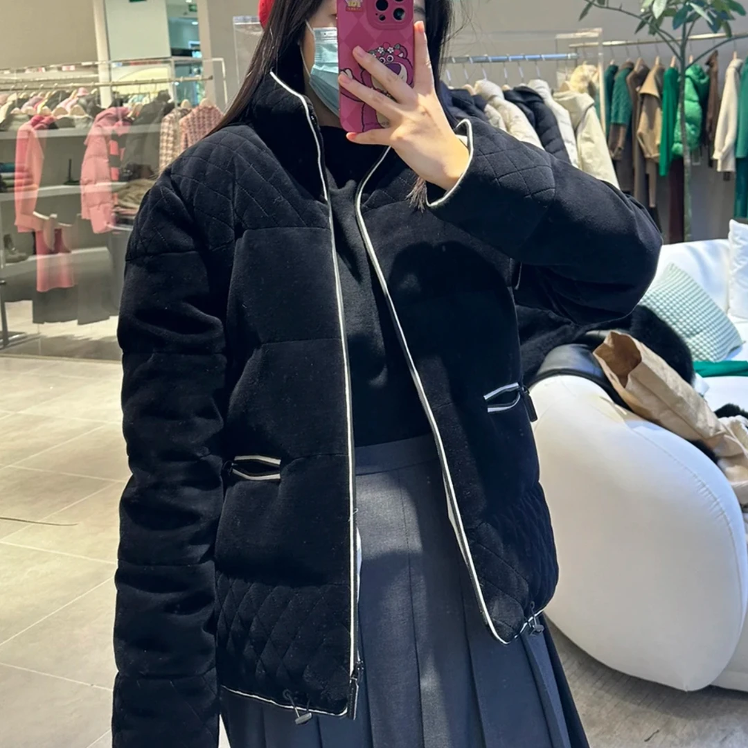 99新 Chanel/香奈儿 黑色丝绒外套38码