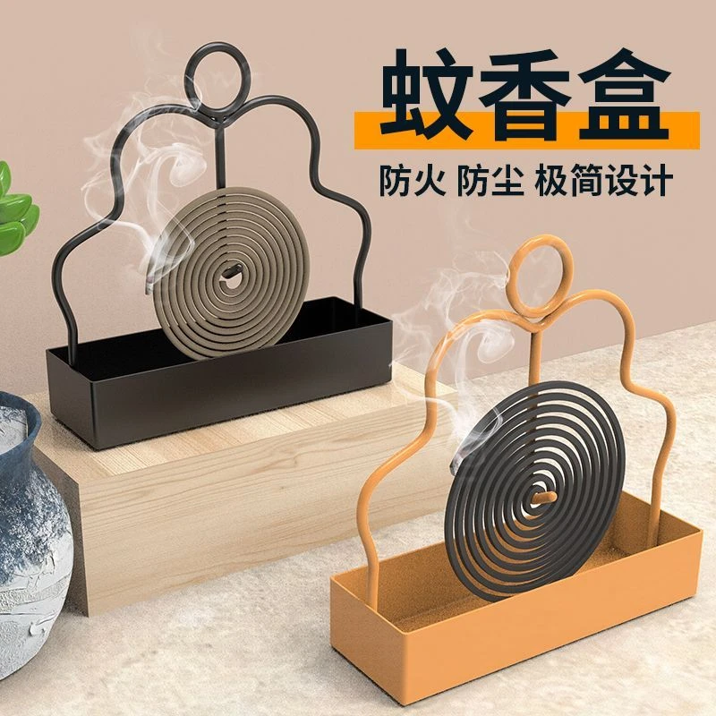 檀香炉蚊香炉创意简约蚊香架蚊香收纳架多功能蚊香檀香架防火防烫