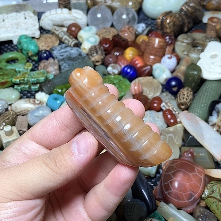 和田玉未镶嵌颈饰142