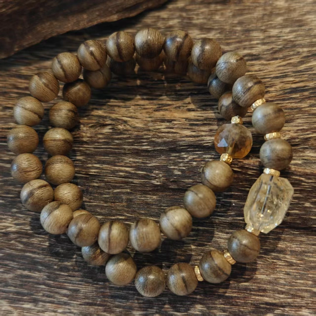 RASSIYAT 沉香AA031【气质款】8mm双圈沉香手串多样性发其一